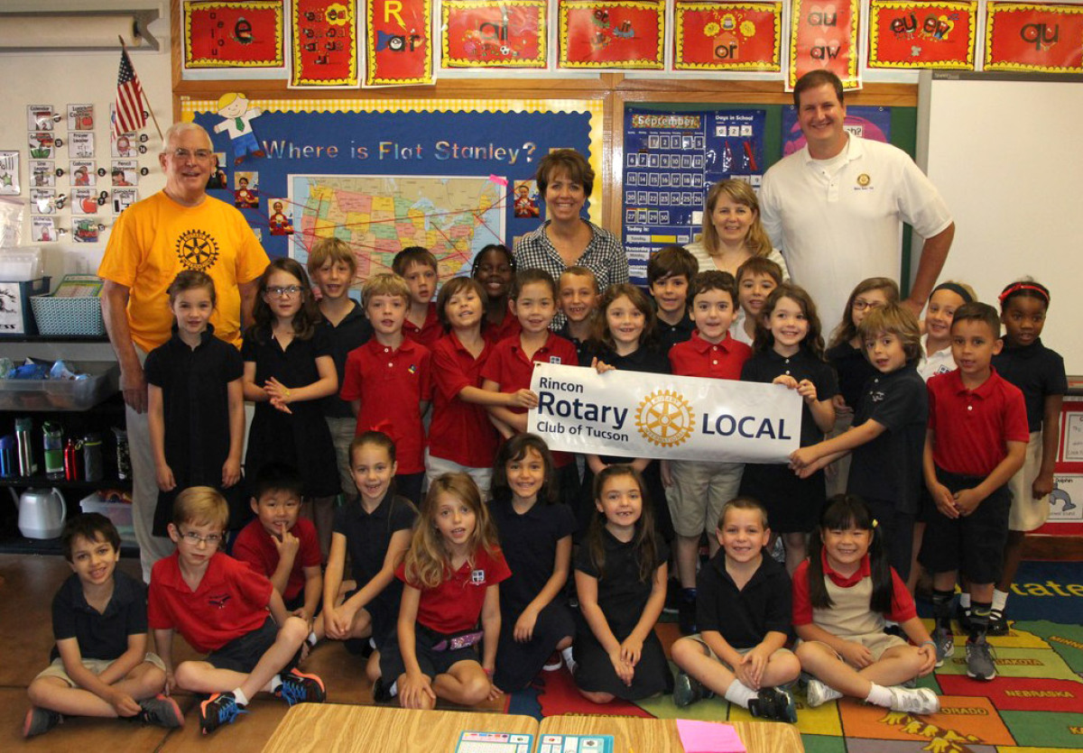 Rincon and Pantano Rotary Clubs partner to help St. Michael's students fidget and focus.