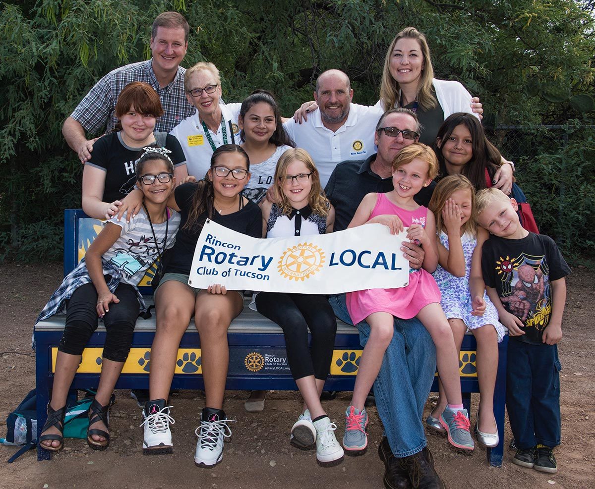Rotary partners with local artists and students to build good will and better friendship at Lineweaver Elementary